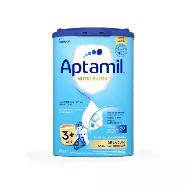Lapte praf Nutricia Aptamil Junior 3+, 800 g, de la 3 ani