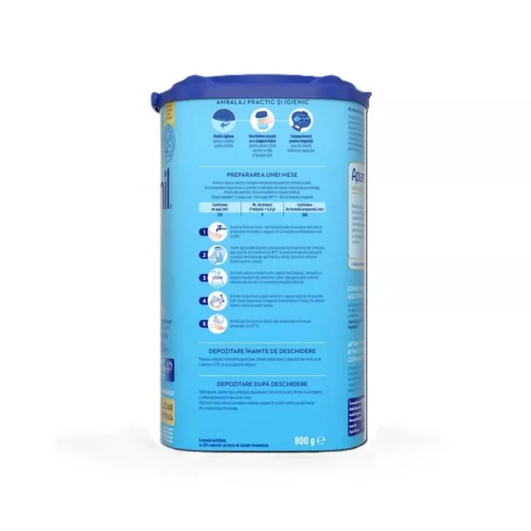 Lapte praf Nutricia Aptamil Junior 3+, 800 g, de la 3 ani