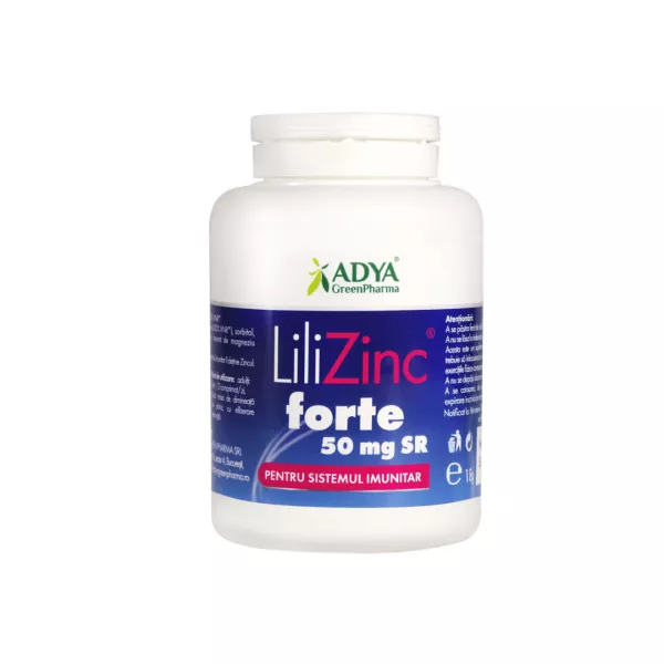 Lili Zinc 50 mg forte SR, 30 comprimate, Ayda Green Pharma