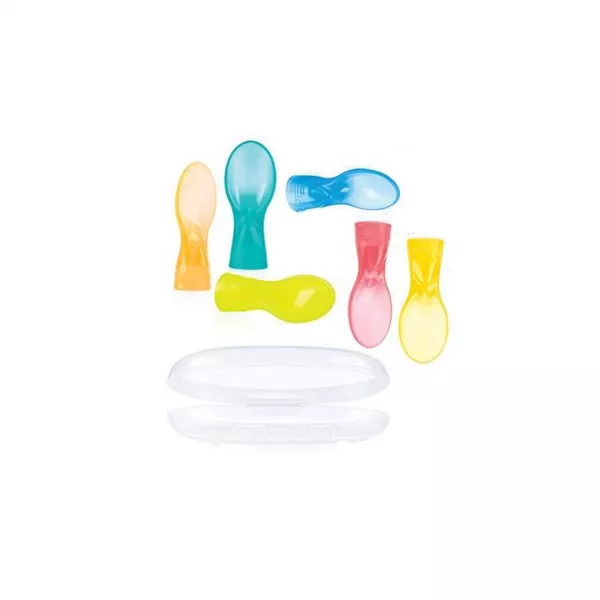 Lingurita cu filet pentru Pouch, +3 luni, 2 bucati, Nuby
