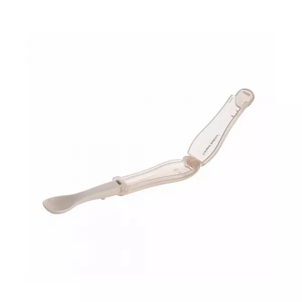 Lingurita de voiaj pliabila pentru bebelusi 56/611, bej, Canpol Babies