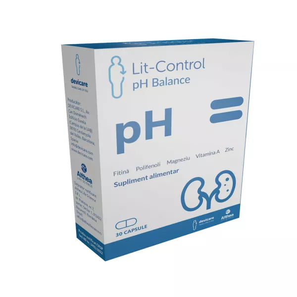 Lit-Control PH Balance, 30 capsule vegetale, Althea Life Science