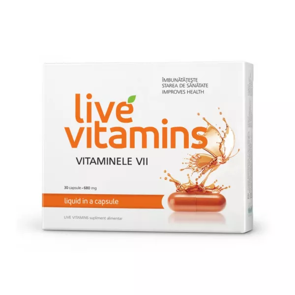 Live Vitamins Capsugel, 30 capsule