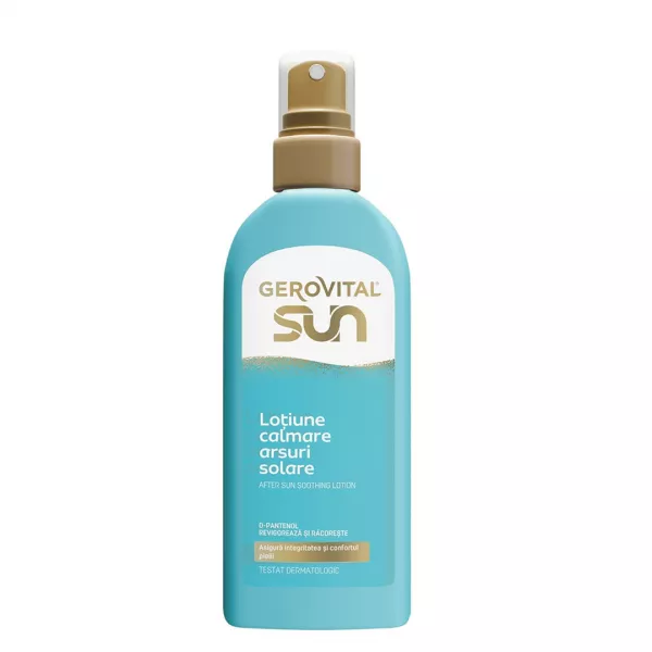 Lotiune de corp pentru arsuri solare Sun, 200 ml, Gerovital