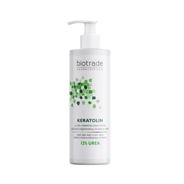 Lotiune de corp hidratanta cu 12% uree Keratolin Body, 400 ml, Biotrade