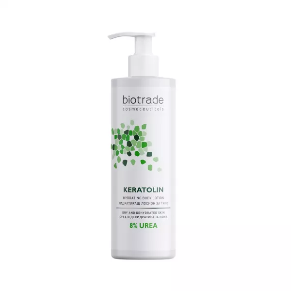 Lotiune de corp hidratanta cu 8% uree Keratolin, 400 ml, Biotrade
