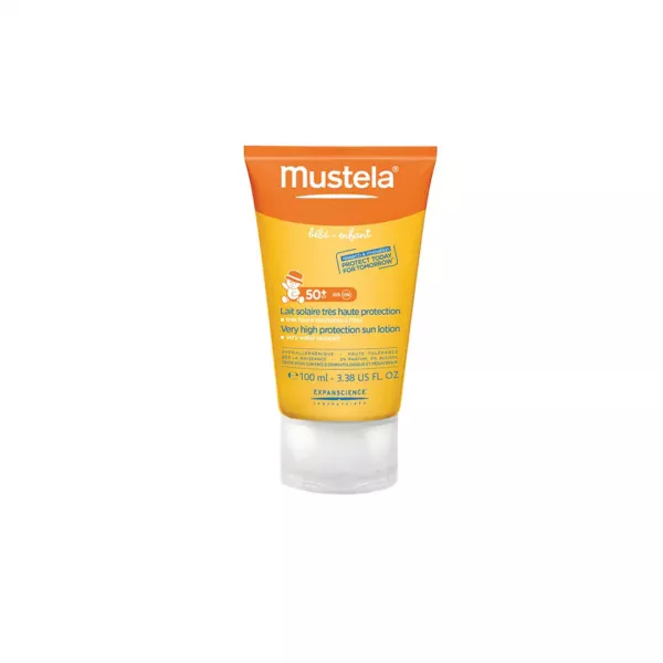 Lotiune Protectie Solara Foarte Ridicata SPF 50+, 100 ml, Mustela