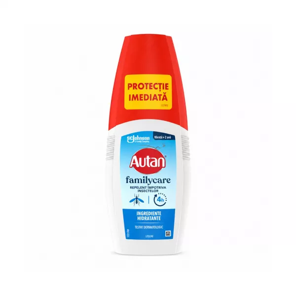 Lotiune cu efect repelent pentru tantari Family Care, 100 ml, Autan 