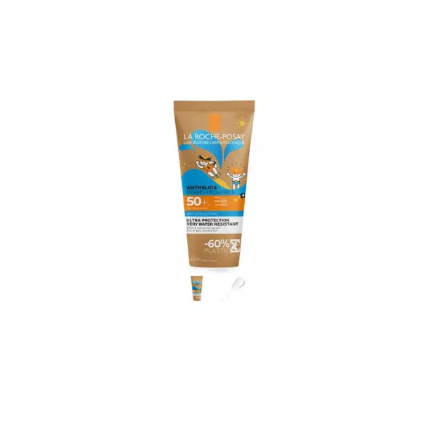 Lotiune Wetskin SPF50+ Dermo-Pediatrics Eco Tube Anthelios, 200ml, La Roche Posay