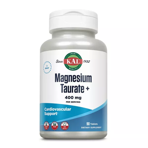 Magnesium Taurate Plus 400 mg Kal, 90 tablete, Secom