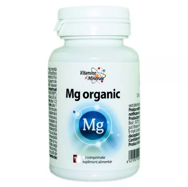Magneziu Organic, 60 comprimate, Dacia Plant
