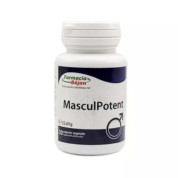 MasculPotent, 30 capsule vegetale, Farmacia Bajan