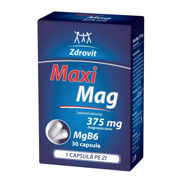 MaxiMag, 375 mg, 30 capsule, Zdrovit