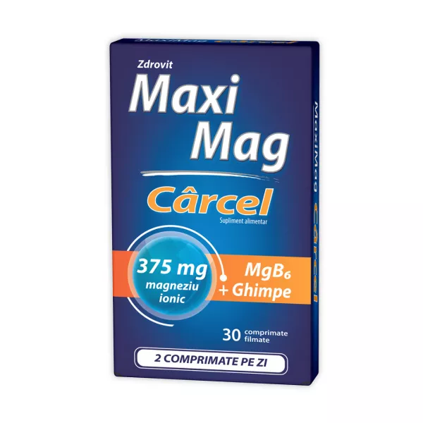 Maximag Carcel, 30 comprimate, Zdrovit
