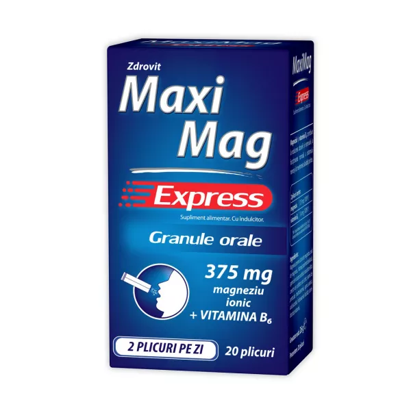 Maximag Express, 20 plicuri, Zdrovit