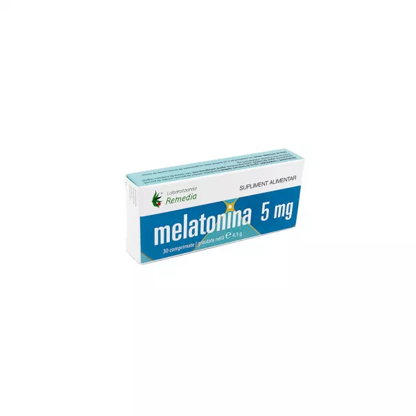 Melatonina 5 mg, 30 comprimate, Remedia