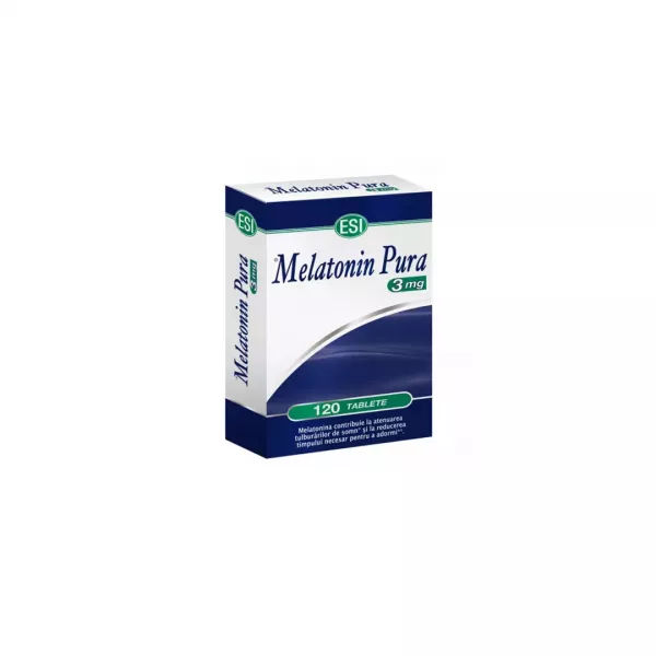 Melatonina Pura, 3 mg, 120 comprimate, Esi Spa