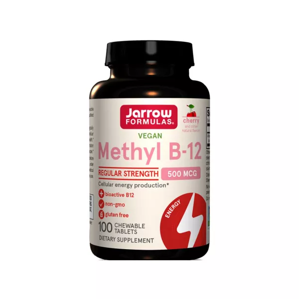 Methyl B-12, 500 mcg, 100 tablete masticabile, Secom