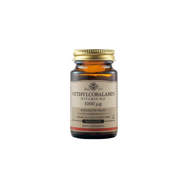 Metilcobalamina Vitamina B12 1000 mcg, 30 tablete, Solgar
