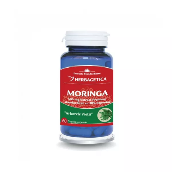 Moringa, 60 capsule vegetale, Herbagetica