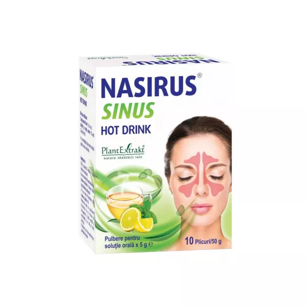 Nasirus Sinus Hot Drink, 10 plicuri, PlantExtrakt