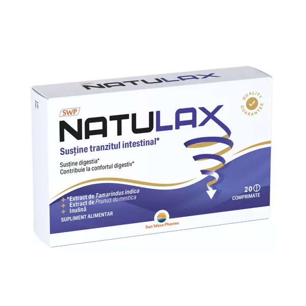 Natulax, 20 comprimate, Sun Wave Pharma