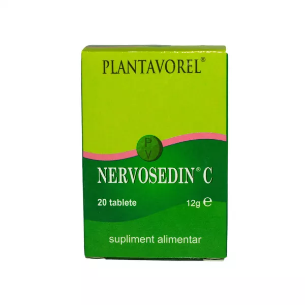 Nervosedin C, 20 tablete, Plantavorel