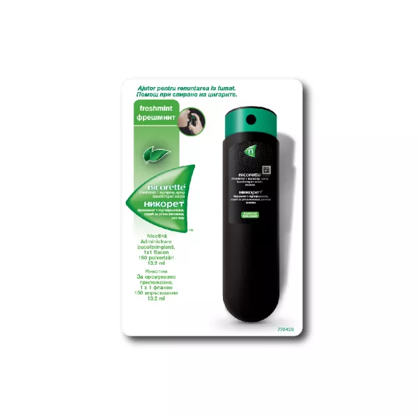 Spray Nicorette Freshmint, 1mg, 13.2 ml, Mcneil