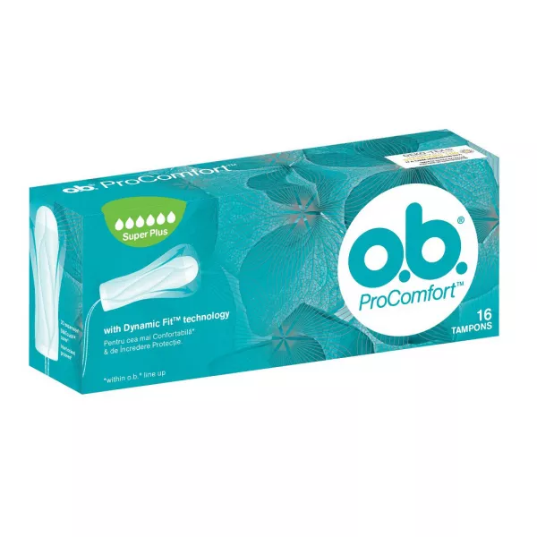 Tampoane ProComfort Super Plus, 16 bucati, OB