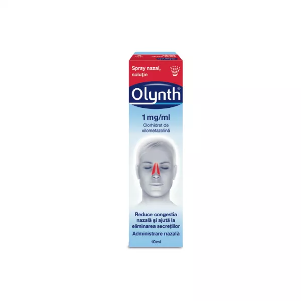 Spray nazal solutie, Olynth 1 mg, 10 ml, Johnson & Johnson