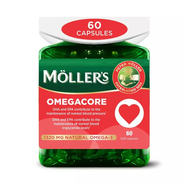 Omegacore, 60 capsule moi, Moller's
