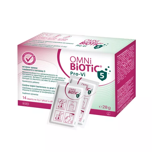 Omni Biotic Pro-Vi 5, 14 plicuri, Vedra