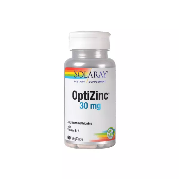 OptiZinc 30 mg Solaray, 60 capsule, Secom