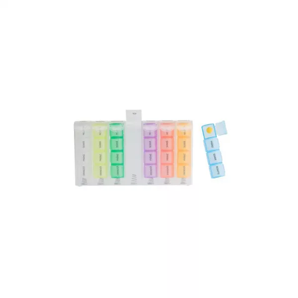 Organizator medicamente format din 28 de casete colorate 4/7, Business Partner