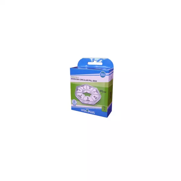 Organizator saptamanal pentru medicamente, 7 zile, Vitaplus