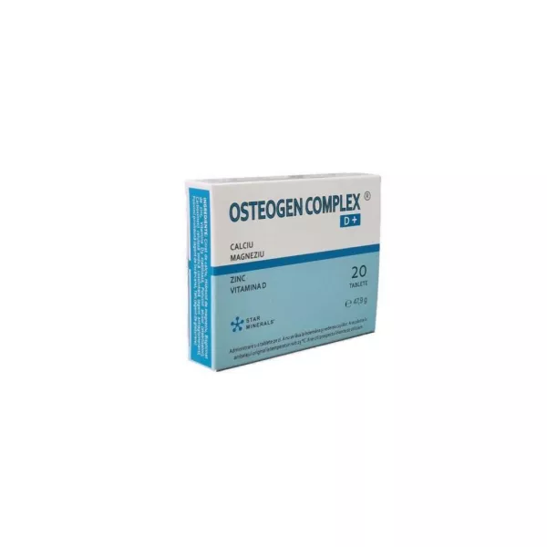 Osteogen Complex D+, 20 tablete, Star Minerals