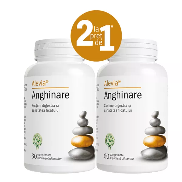 Pachet: Anghinare, 60 + 60 comprimate, Alevia