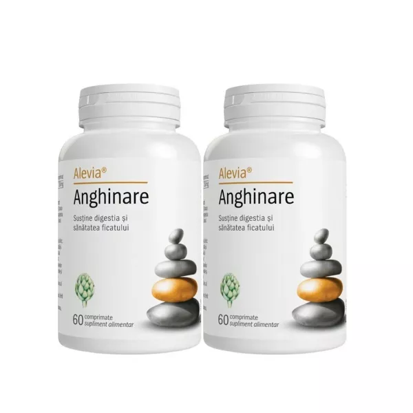 Pachet: Anghinare, 60 + 60 comprimate, Alevia
