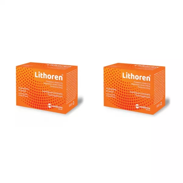 Pachet: Lithoren aroma portocala, 30 + 30, Solartium