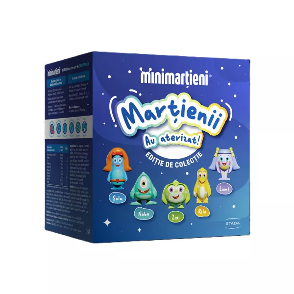 Pachet Minimartieni cu Echinacea Gummy, 60 jeleuri+ breloc, Walmark