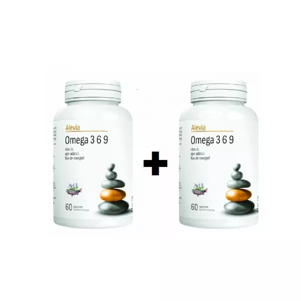 Pachet Omega 3 6 9, 60+60 capsule, Alevia