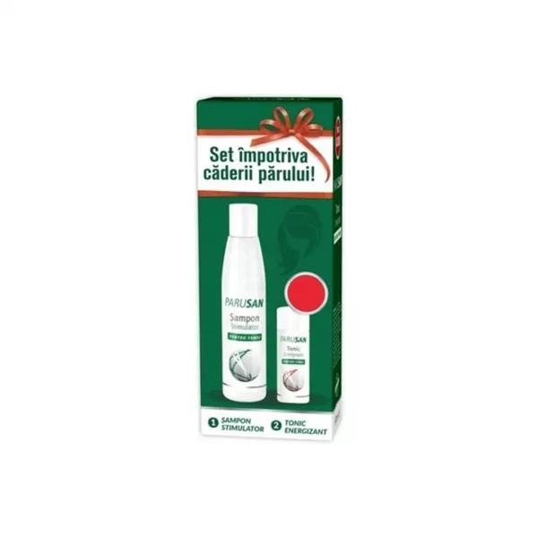 Pachet: Parusan Sampon stimulator, 200 ml + Tonic energizant, 50 ml, Zdovit