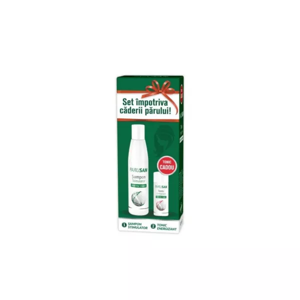 Pachet: Parusan Sampon stimulator, 200 ml + Tonic energizant, 50 ml, Zdovit