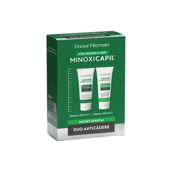 Pachet: Sampon, 200 ml + Balsam, 200 ml Minoxicapil, Doctor Fiterman