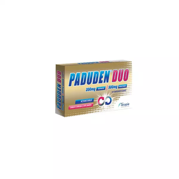 Paduden Duo 200 mg/500 mg, 10 comprimate filmate, Terapia