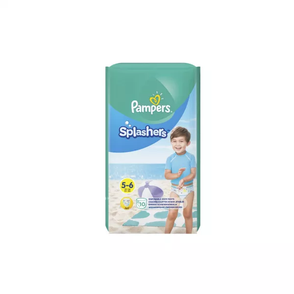 Scutece chilotel pentru apa Pampers Splash 5 Junior, 14 + kg, 10 bucati