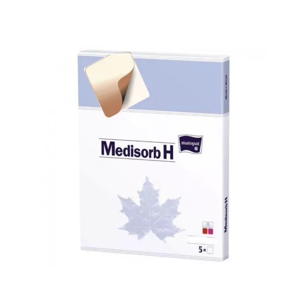 Pansament cu hidrocoloid Medisorb H , 20 x 20 cm, 5 bucati, Matopat