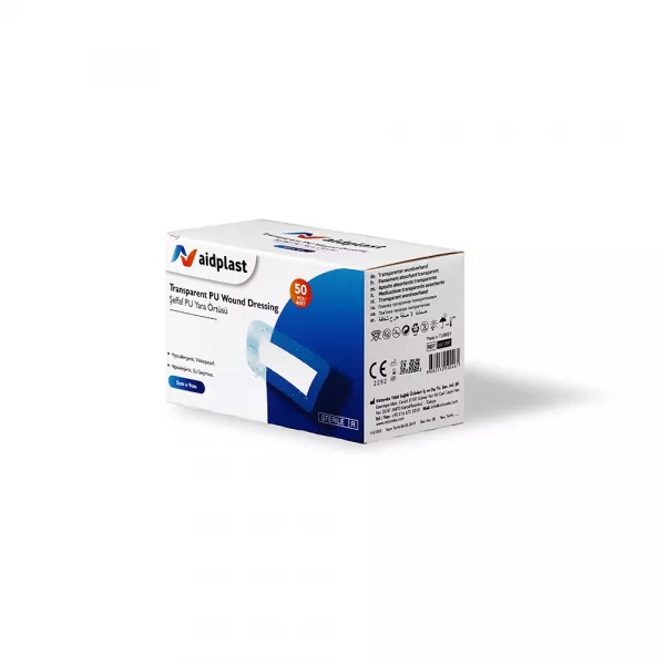 Pansament steril rezistent la apă ProtectFilm PU 9 cm x 5 cm, 50 buc/cutie, Aidplast