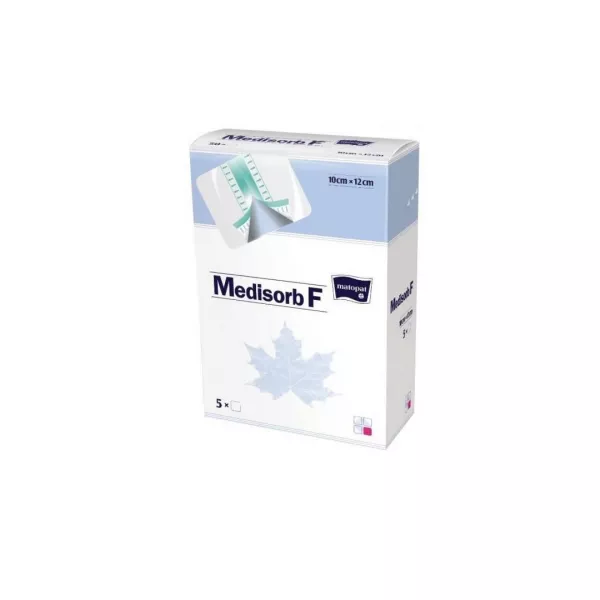 Pansament steril transparent Medisorb F, 10 x 12cm, 5 bucati, Matopat