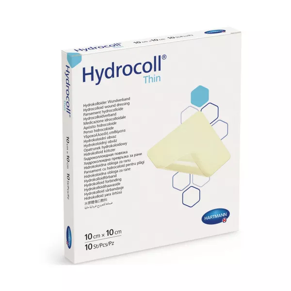 Pansamente Hydrocoll Thin, 10 x 10 cm, 10 bucati, Hartmann